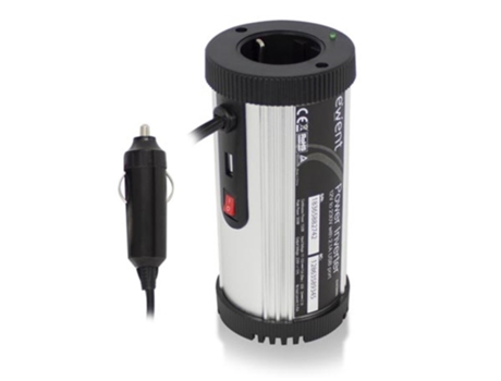 Eminent - Inversor de corriente de 150 W de 12 V CC a 230 V CA con puerto USB-A de 2,1 A VELLEMAN