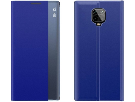 Carcasa Redmi Note 9 Pro LMOBILE Horizontal Azul