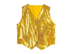 2026-chaleco Sin Mangas De Lentejuelas Brillante Unisex Para Niños, Colorido, Ideal Para Fiesta Y Actuaciones