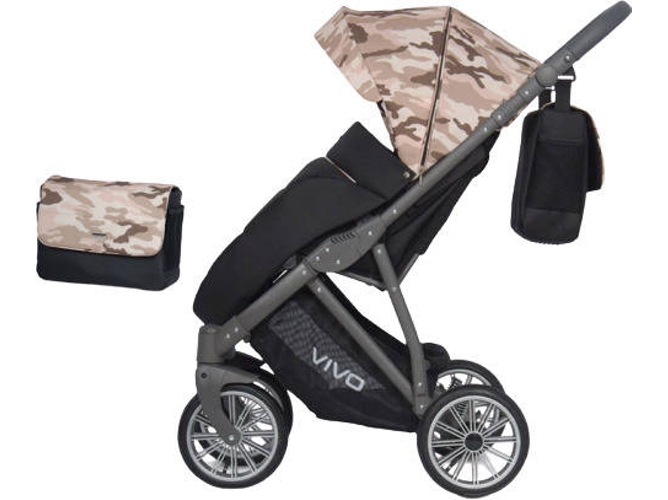 Carrito de Bebé Individual EXPANDER Vivo Military Beje