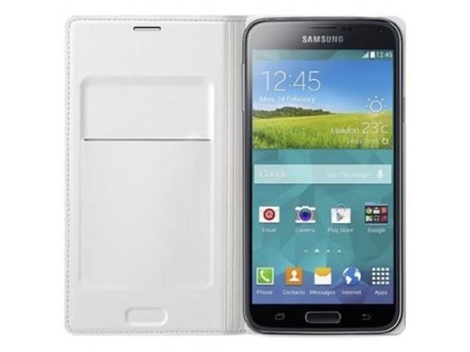 Funda SAMSUNG Galaxy S5 Flip Blanco