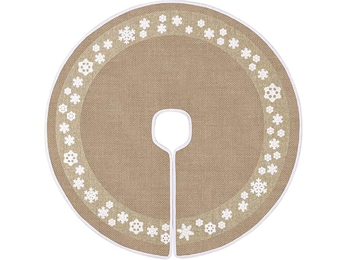 Alfombrilla para árbol de Navidad, 76 cm, redonda, apta para soportes de árbol, ergonómica, para uso diario STELASPLEN