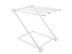 Organizador de toallas de cocina de plástico, plegable, gris NEVEANCE