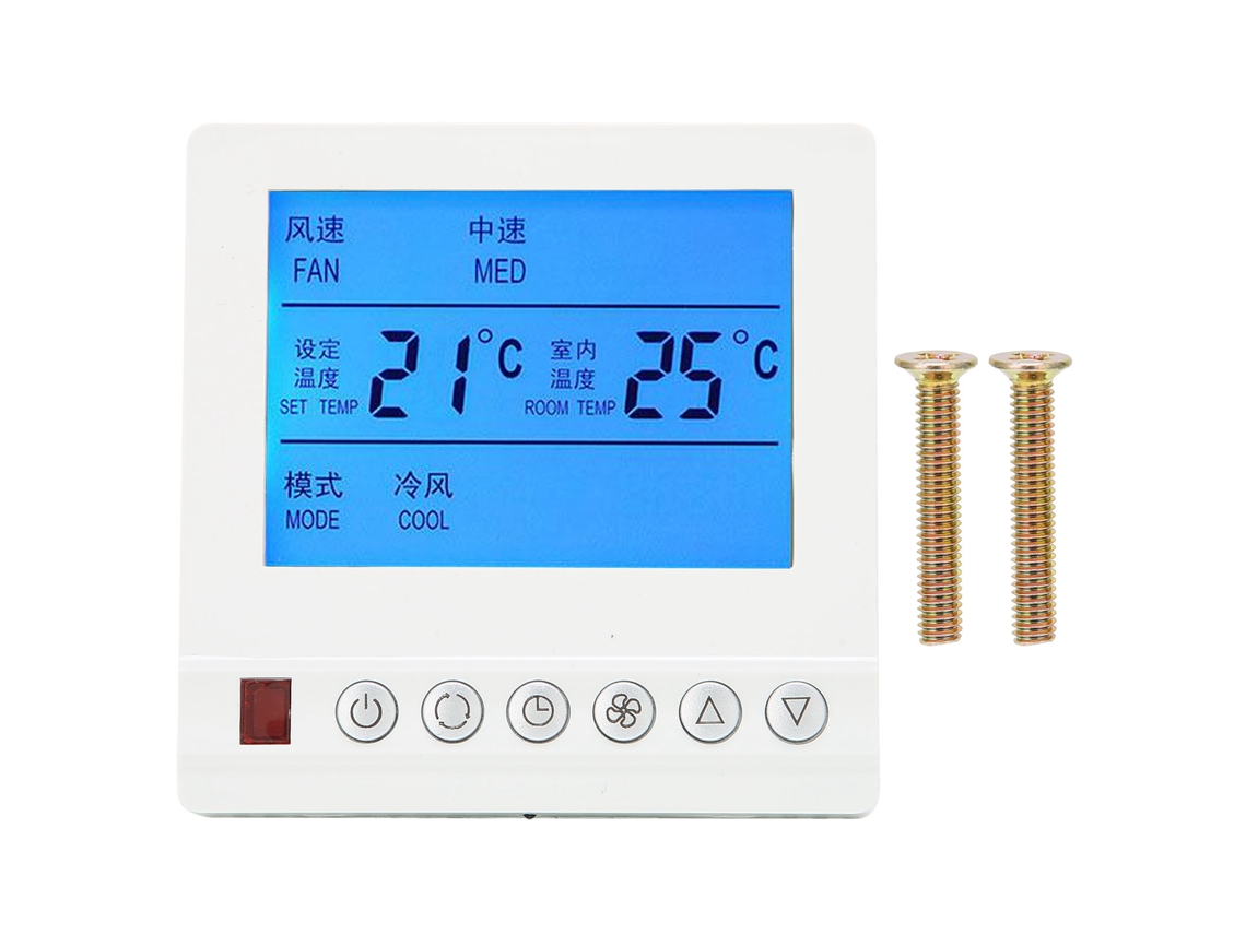 2026 Store-termostato Inteligente 220v Para Aire Acondicionado Central Con Control De Temperatura Y Interruptor De Tres Velocidades