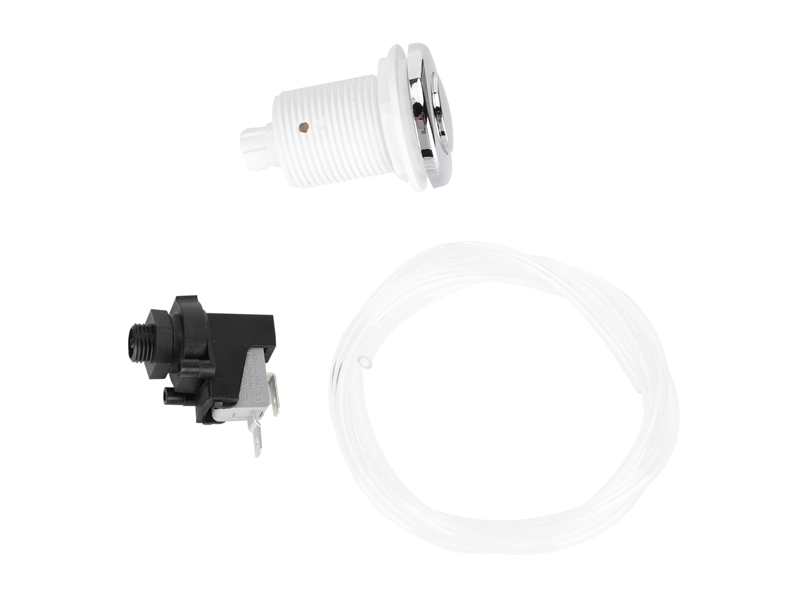 Interruptor neumático de pulso de encendido/apagado de 250 V para spa, piscina y bañera con kit de tubos.