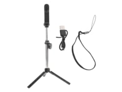 Mini Trípode Para Teléfonos Móviles, Con Rotación De 360 Grados Y Control Remoto Bluetooth Portátil Para Vlogging Y Transmisiones En Vivo.