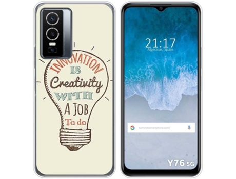 Carcasa para Vivo Y76 5G TUMUNDOSMARTPHONE Dibujos Creativity Multicolor