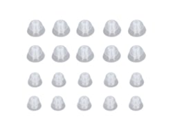 20 Piezas De Tapones De Silicona Para Los Oídos De Repuesto Para Audífonos Sound Aid, Suaves Y Cómodos, De Bolsillo, Grandes Y Pequeños