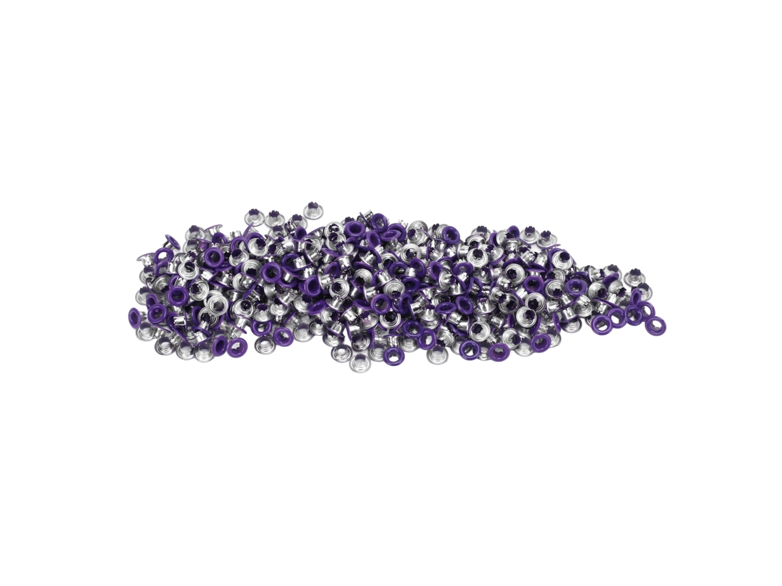 500 Botones A Presión Termoadhesivos Con Superficie Lisa Y Brillante Para Coser - Morado