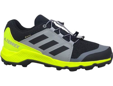 Zapatillas Deportivas ADIDAS Terrex Gtx K Niños (Negro, Verde, Gris -Material Sintético, Tejido -39,3)