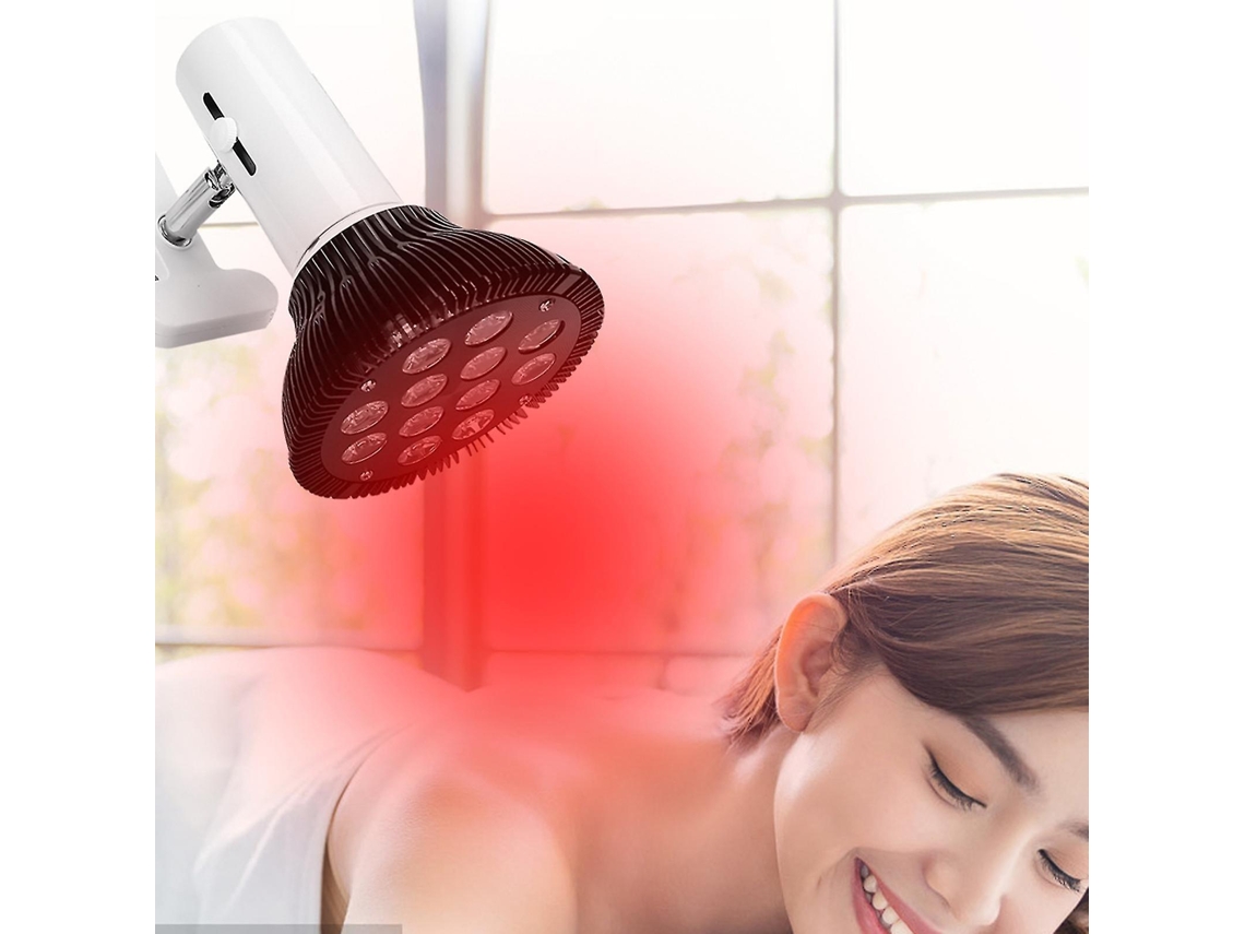 Lámpara de fisioterapia LED infrarroja pulsada de 36 W para terapia de luz roja (enchufe estadounidense 100-265 V)