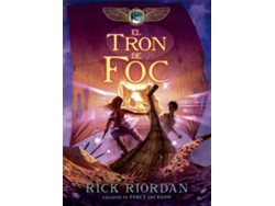 Libro El Tron De Foc de Rick Riordan (Catalán)