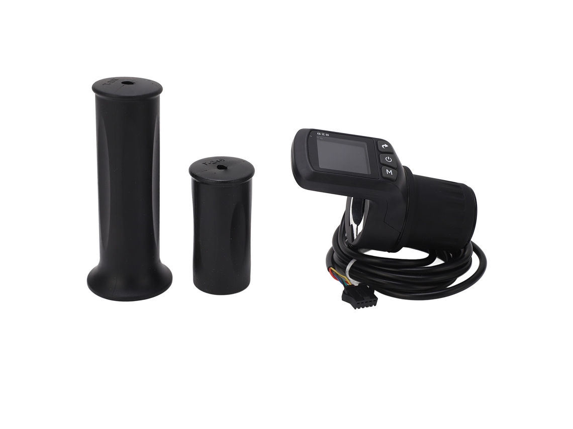2026-kit De Medidor Para Bicicleta Eléctrica Con Pantalla Lcd Abs, Mango Half Handle Y Cable 5p 24v 36v 48v 60v