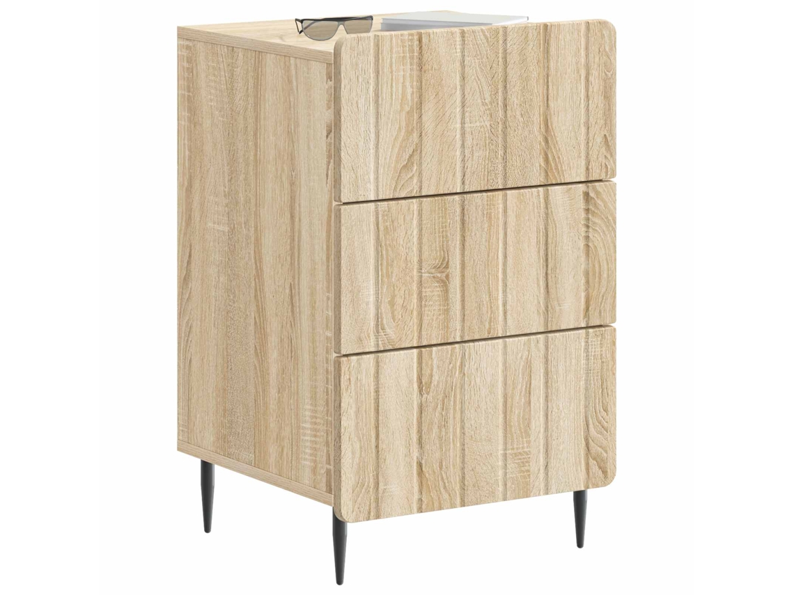 Maison Exclusive - Armario De Noche Con Cajón Roble Sonoma 43x 41 X 68 Cm