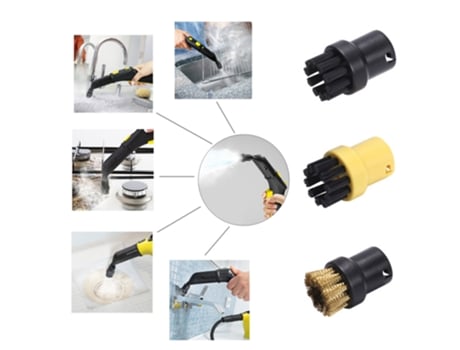 unids/set cepillo de boquilla de limpieza de vapor múltiple para Karcher Sc1 Sc2 Sc3 Sc4 Sc5 Sc6 Robot repuestos de aspiradora