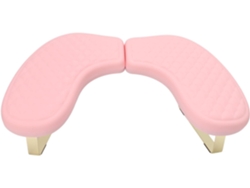 Reposabrazos De Pu Para Uñas, 2 Piezas, Con Soporte De Acero Inoxidable, Almohada Para Manicura