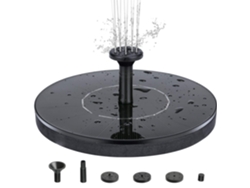Bebedero Solar 13 Cm Negro INF