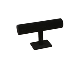 EIOORORRIY Porta-jóias Para Pulseiras E Relógios, De 23,5 X 7 X 13,5 Cm, Preto, com Aspecto De Veludo