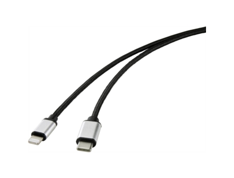 Cable Rf Teléfono Móvil Usb-C RENKFORCE Negro