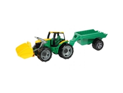 Vehículo de Juguete LENA TOYS Tractor con Pala y Remolque