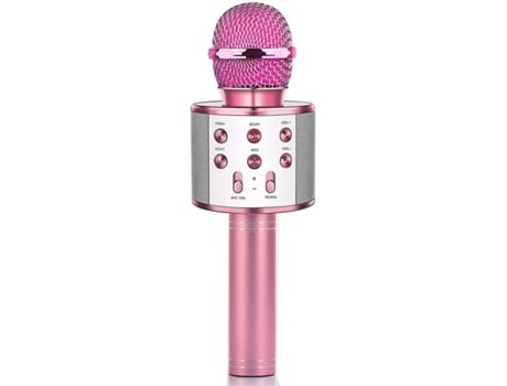 Micrófono SMARTEK Rosa (24.5x8.7x8.2 cm)