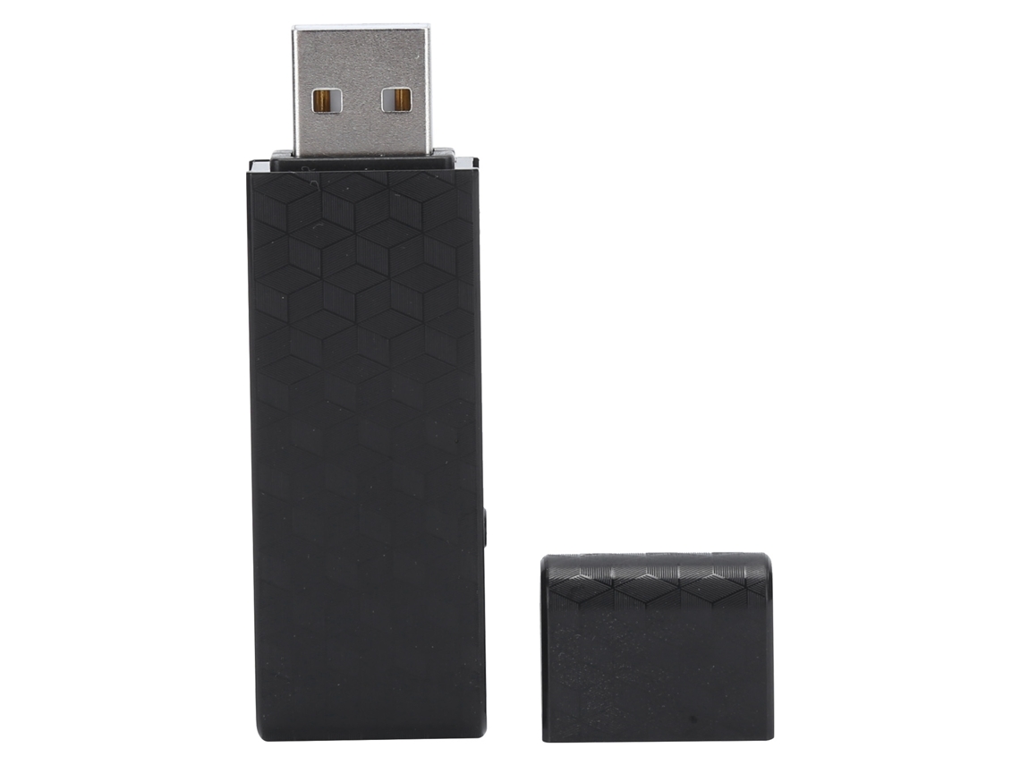 Gravador De Áudio Portátil Mini Gravador De Som Usb 4gb Dispositivo De Gravação Com Botão Único Preto