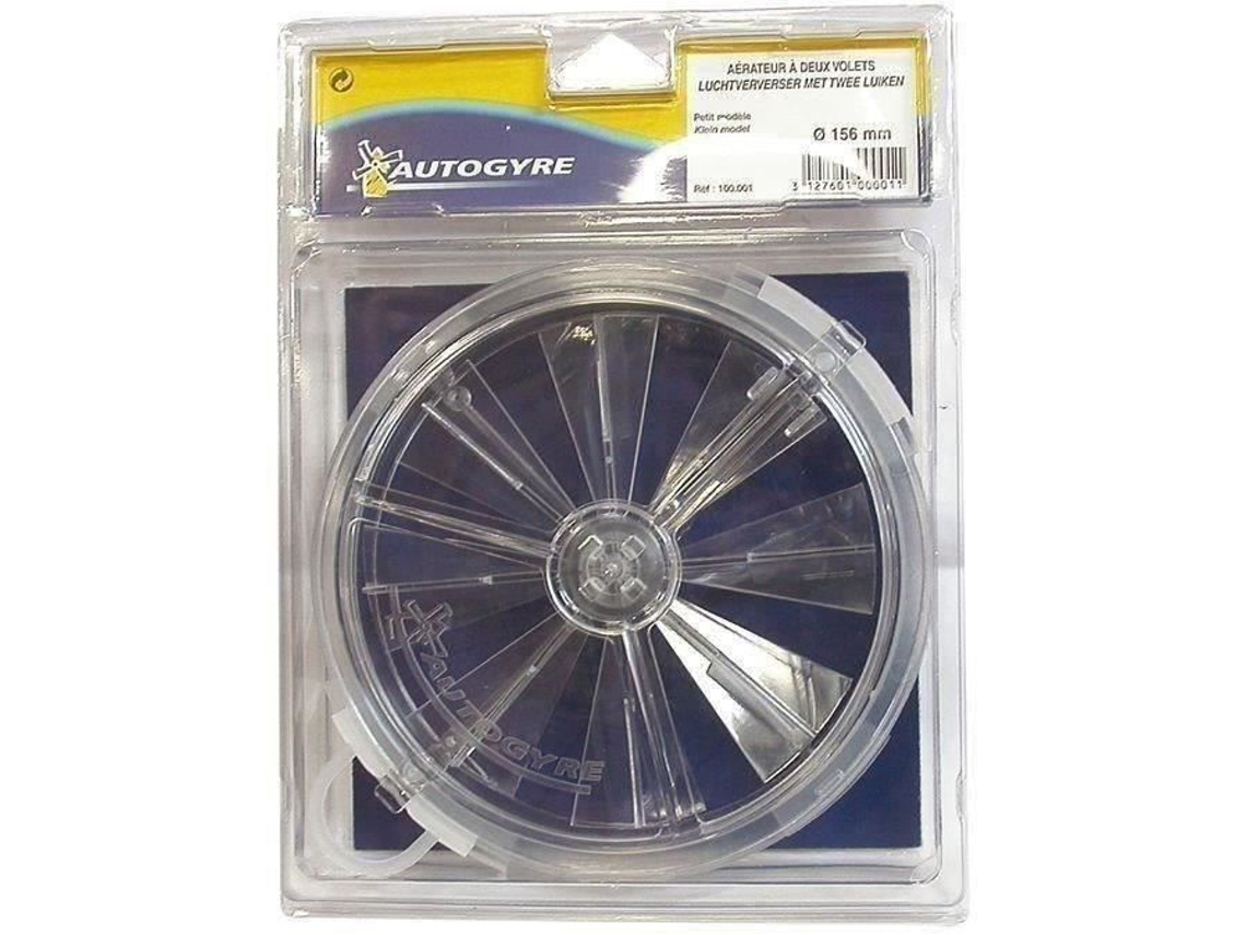 AUTOGYRE Aireador Veneciano De Cristal Diámetro 156 Mm Tratamiento Anti-Uv Regulable
