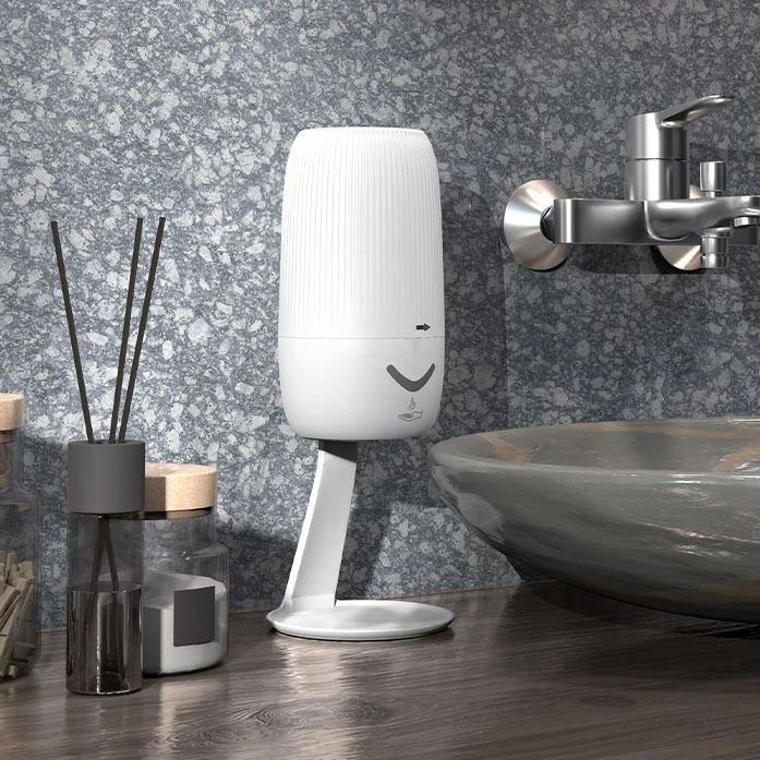 Dispensador Automático De Jabón Con Sensor, 400 Ml, Recargable Por Usb, Desinfectante De Manos Automático (blanco)