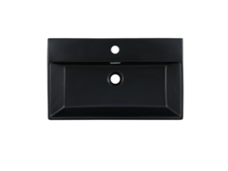 Lavabo ML-DESIGN (51 x 36 x 13 - Cerámica - Negro)