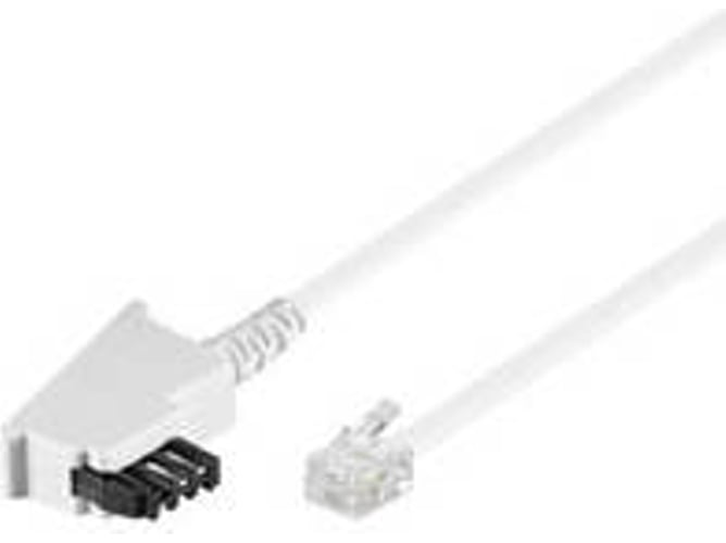 Cable Telefónico GOOBAY 68540 (6m - Blanco)