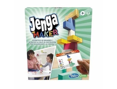 Juego de Mesa HASBRO Jenga maker (Edad Mínima Recomendada: 3 años)