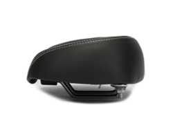 Asiento Sin Nariz Para Bicicleta Big Ass Cycle, Amplio Y Grande Con Almohadilla Suave De Pu, Color Negro Y Rojo