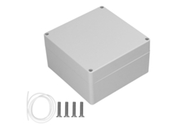 2026velora-caja De Unión Impermeable Ip65 Carcasa Plástica Exterior Proyecto Electrónico 90x160x160mm