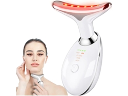 Dispositivo Vibratório De Beleza Para Rosto E Pescoço Ferramenta De Cuidado Da Pele De Ação Tripla Com Modo De Luz De 7 Cores Para Beleza Yizhood