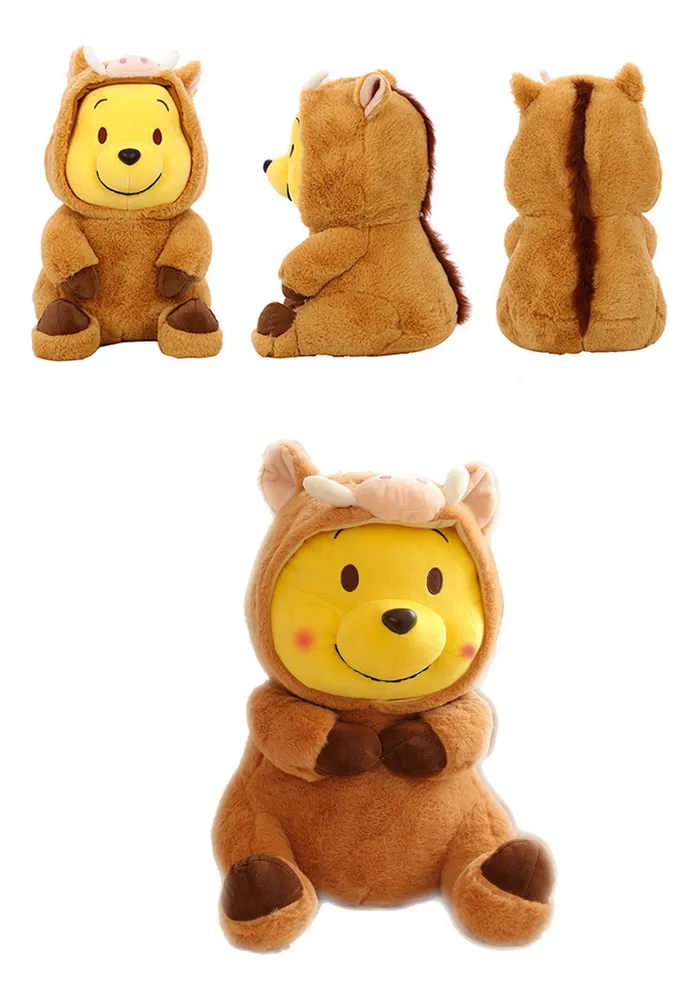 Oso de peluche de Winnie the Pooh de 35 cm, regalo de cumpleaños de Fofovayotoy