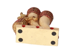 Porta velas Elefante Decorativo Sorte Estátua Resina Fofo Attrativo Decoração Mesa Casa