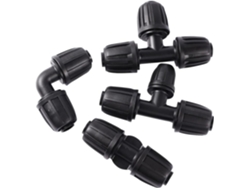 Conector De Manguera Polietileno 16 Mm Para Riego Jardines Y