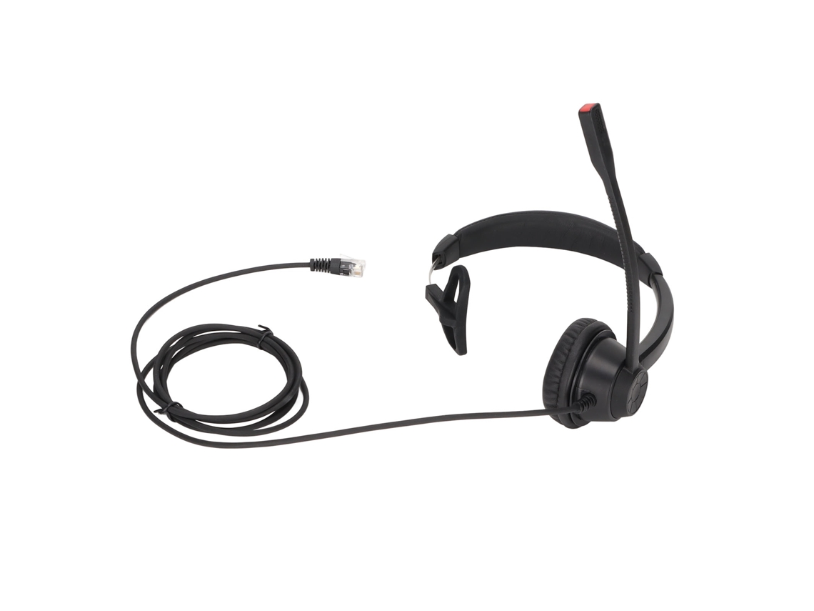 Auriculares Telefónicos Rj9 Con Micrófono, Cancelación De Ruido Unilateral, Con Cable Para Centros De Llamadas/oficinas.