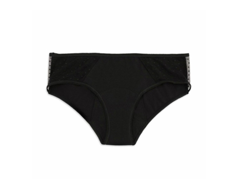 Braguita Menstrual Kiwitas Classic Plumeti Negra #S 1U PLATANOMELÓN