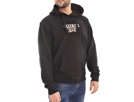 Sudadera GUESS JEANS Algodón Hombre (XXL - Negro)