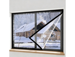 Kit De Aislamiento Térmico Para Ventanas Invierno, Kit Lámina Aislante Térmica Ventanas, Material Grueso, A...
