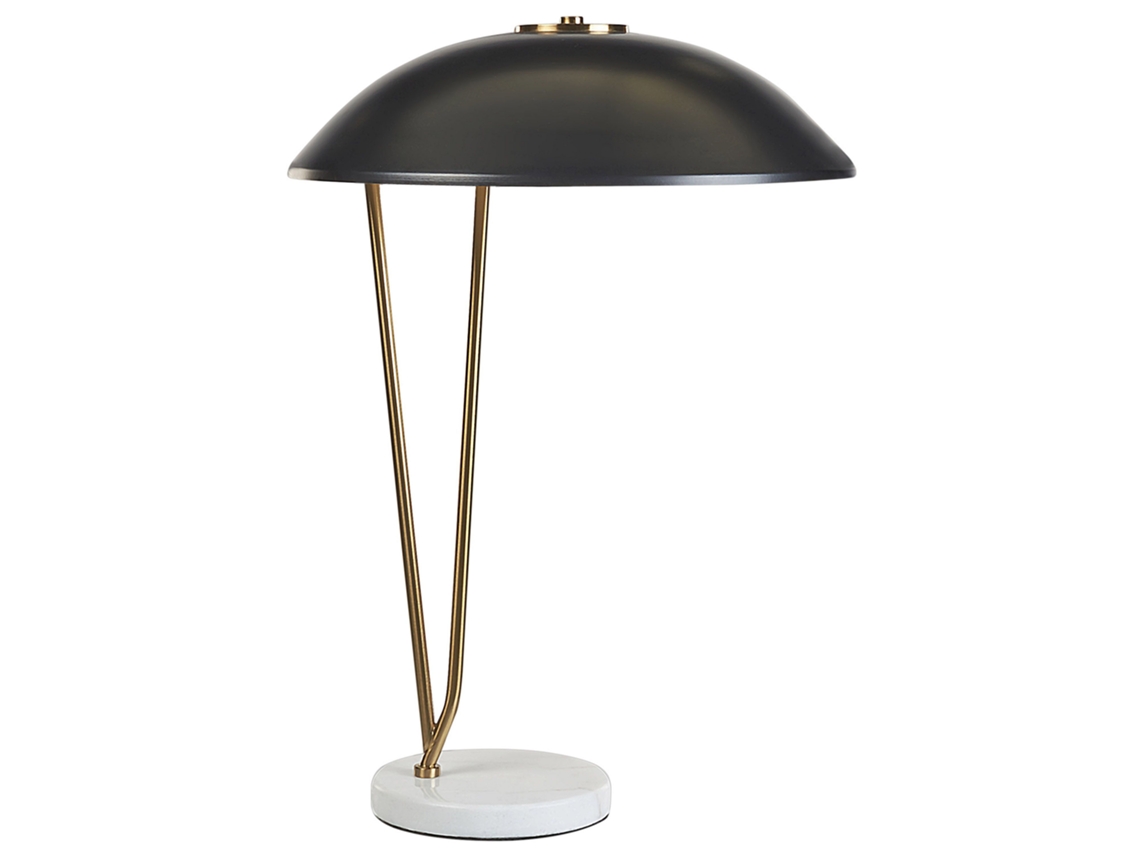 Lámpara de mesa BELIANI Danto de Hierro Negro 40x40x58