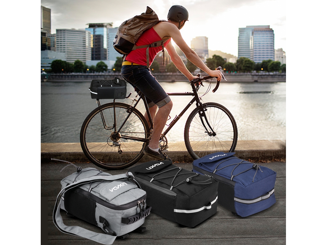 Bolsa Trasera Multifuncional Isotérmica Para Bicicleta, Bolsa Refrigerada Para Bicicletas Y Patinetes Con Funda Impermeable.