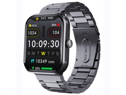 Reloj inteligente con monitorización de frecuencia cardíaca, presión arterial y temperatura, notificaciones push y medición no invasiva de azúcar en Bestvite.