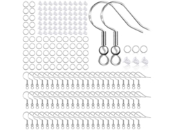 Pendientes 100 Piezas De Plata S925 Bañada En Plata Para Hacer Pendientes (plata) Chrui