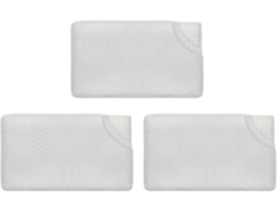 Conjunto de 3 Almohadas Infantiles INPHYSIO Transpirables en Tejido de Bambú