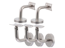 5 Soportes De Barandilla De Acero Inoxidable, Diseño Moderno Y Elegante.