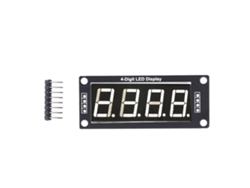 Módulo De Pantalla Digital Led De 4 Bits 7 Segmentos 0.56 Pulgadas Mra172c Blanco (4 Piezas)