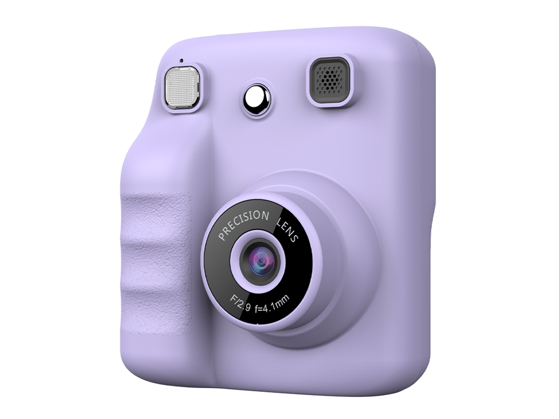 Cámara De Impresión Instantánea Para Niños A29, 3000 W, Pantalla Ips De 2,4 Pulgadas, Vídeo 1080p Con Tarjeta Tf De 32 Gb (morada)