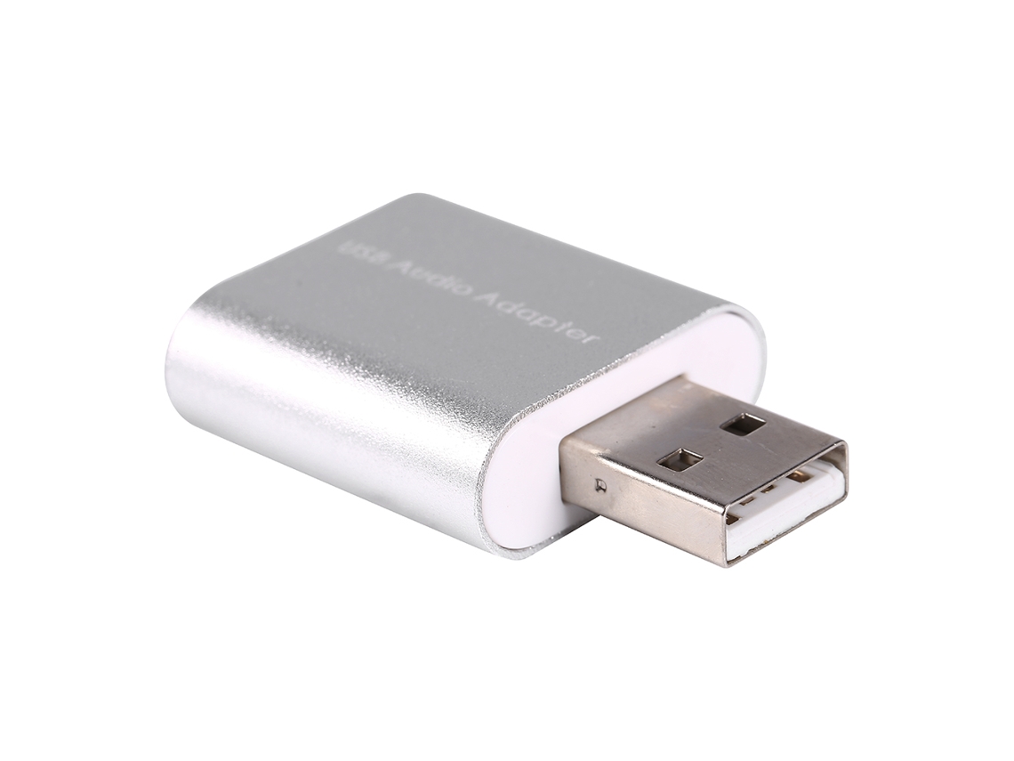 Adaptador De Tarjeta De Sonido Estéreo Virtual De 7.1 Canales Usb 2.0 Para Portátil